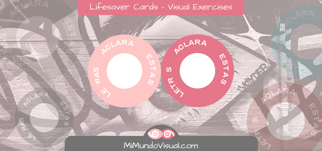 Lifesaver Cards For Vision Therapy - Convergence And Divergence - Mi ...