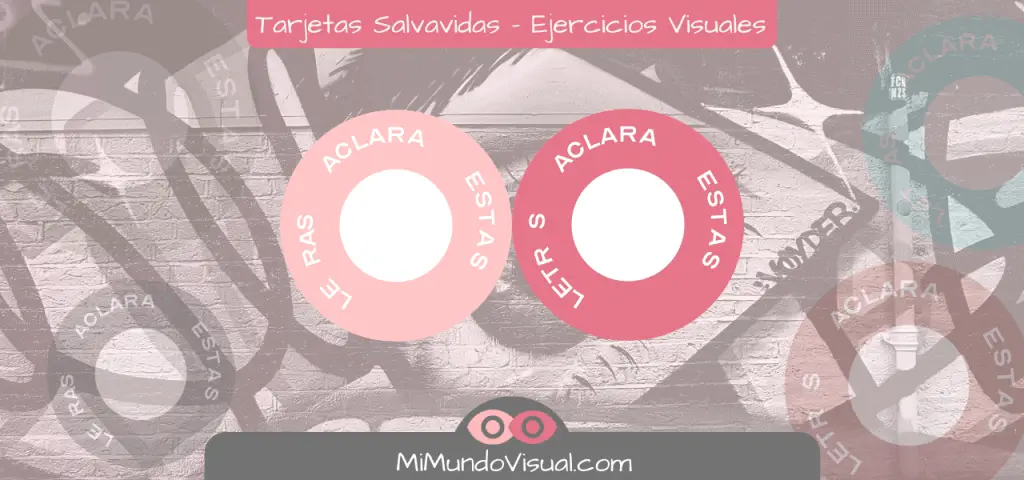 Tarjetas Salvavidas - Ejercicios Visuales - mimundovisual.com