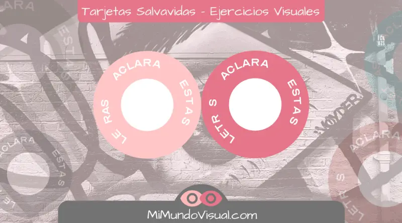 Tarjetas Salvavidas - Ejercicios Visuales - mimundovisual.com